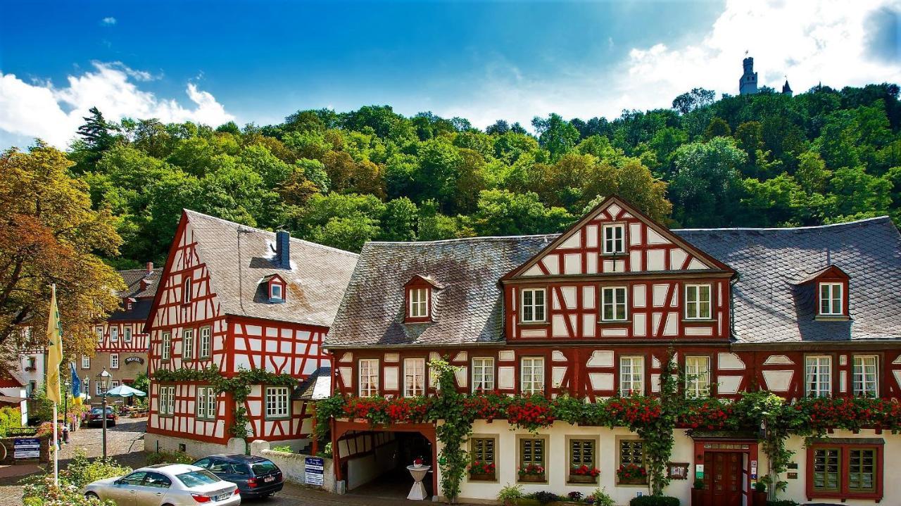 Landgasthof Zum Weissen Schwanen Braubach Exterior foto